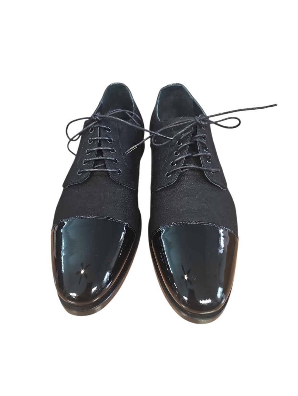 NEW TAFT Classic Black Men's Cap-Toe Oxford Dress Shoes